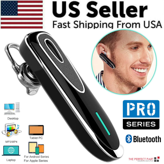 Earpiece Bluetooth Wireless Handsfree Driving Headset Headphone Microphone