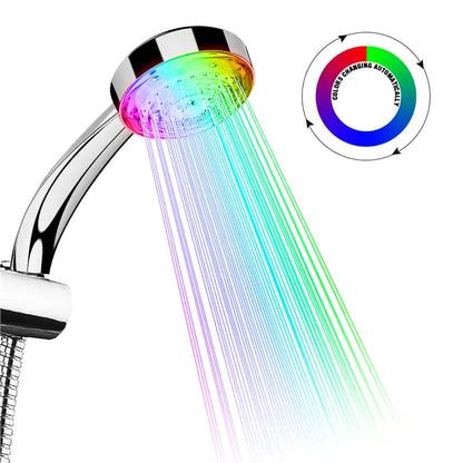 LED Rainbow Shower Head