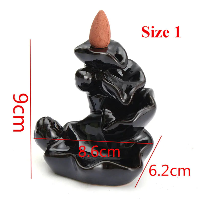 ZenFlow Ceramic Incense Burner