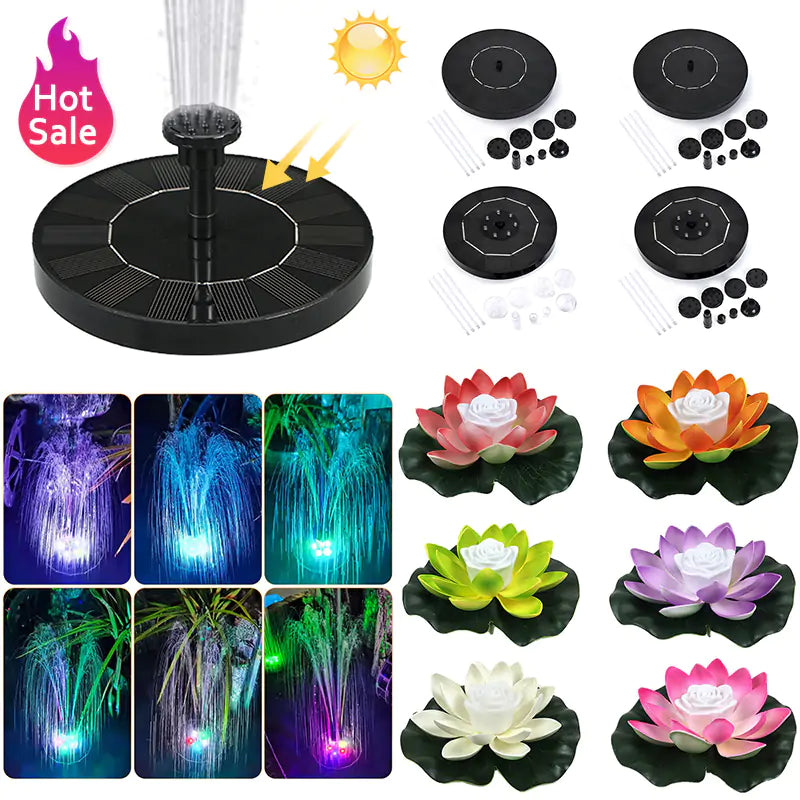 Eco-Power Mini Solar Fountain