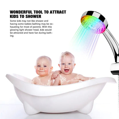 LED Rainbow Shower Head